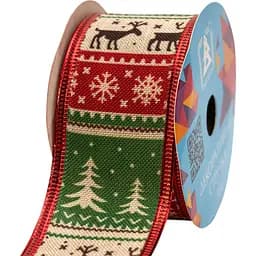 Декоративна стрічка Devilon поліестер в рулоні 3.8 см 3 м різнобарвна (081522)