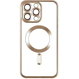 Чохол Metallic Chrome Full Camera Magsafe Apple iPhone 15 Pro Gold