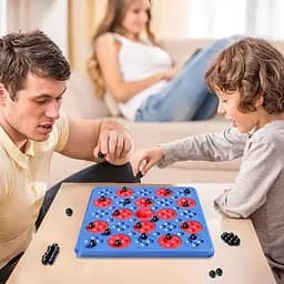 Настільна інтерактивна гра Ummi ME-194 Magnetic Chess Game 5 in a Row Blue - мініатюра 4