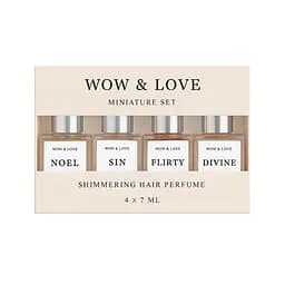 Сет мініатюр парфум-блиску для волосся 4 в 1 WOW&LOVE