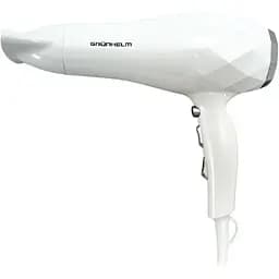 Фен для волосся, фен Grunhelm, фен з дифузором 2200 Вт, фен з насадками, White
