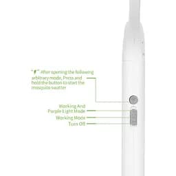 Електрична мухобійка Epik WD-959 Rechargeable 1200mAh White [111175] - мініатюра 4