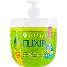 Крем-маска для волосся Leganza Еліксир з колагеном та оливковою олією 1 л 