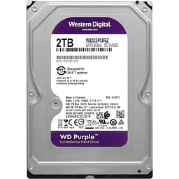 Жорсткий диск Western Digital Purple 3.5" 2TB 5400rpm 64MB SATAIII (WD23PURZ)