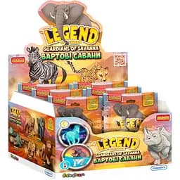 Стретч-іграшка у вигляді тварини #sbabam Вартові савани дисплей 10 шт. (101/CN24-CDU)