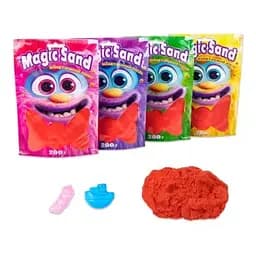 Кінетичний пісок Magic Sand, 39401-6, червоний, 0.2 кг - мініатюра 2