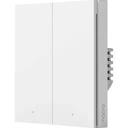 Умный выключатель Aqara Smart Wall Switch H1 Global EU (без нейтрали, 2 клавиши) (WS-EUK02) [71676]