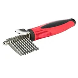 Колтунорез с защитой пальца Trixie, прорезиненная ручка, 16х3,5 см