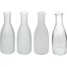 Набір ваз Lefard Bottle white-frost 18 см 4 шт. (804-114)