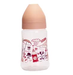 Пляшечка для годування Lindo, 250 мл, рожевий (Li 159 рож)