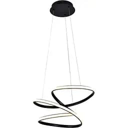 Світильник стельовий Miorro LED Frutto з пультом ДУ та APP 80W 500х450 мм чорний (51-313-018)