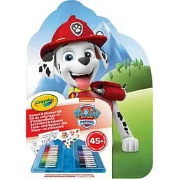 Переносной набор для рисования Crayola Paw Patrol с фломастерами и раскрасками
