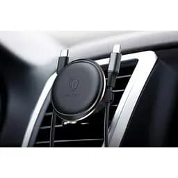 Автотримач Baseus Magnetic Air Vent Car Mount Holder Black (SUGX-A01) - мініатюра 2