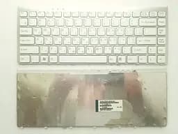 Клавіатура для ноутбуків Sony Vaio VGN-FW series біла RU/US