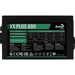 Блок живлення AeroCool 600W VX Plus Stealth (ACPN-VS60NEY.12) - мініатюра 5