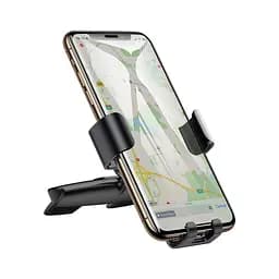 Автотримач Baseus Metal Age Gravity Car Mount (SUYL-J) Чорний - мініатюра 6