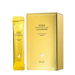 Ночная маска для лица Venzen Gold с экстрактом ласточкиного гнезда и золотом.