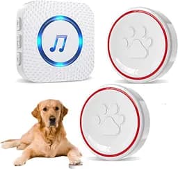 Дзвінок для собак ChunHee для привчання до горщика, бездротовий дверний дзвінок для собак, для дресирування щенят, розсувні двері/