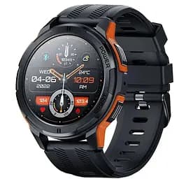 Смарт-годинник Lemfo C25 силіконовий ремінець Black Orange (16350)