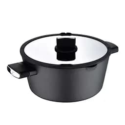Каструля з кришкою Bergner Ion plus 28 см 6 л (BG-35912-BK)