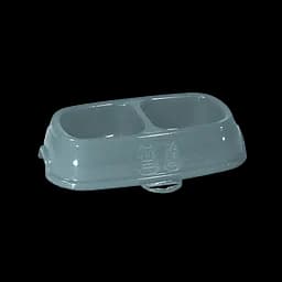 Миска пластикова для собак та котів Stefanplast Break 11, подвійна, 2х400 мл, в асортименті (96143) - мініатюра 2