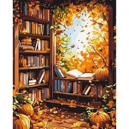 Картина за номерами на підрамнику Brushme Затишок осені