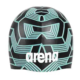 Шапочка для плавання Arena Poolish Moulded Black/Turquoise (1097-1E774-150 UNI) - мініатюра 2