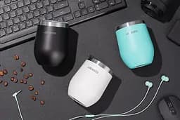Термокухоль Ardesto Compact Mug 350 мл чорний - мініатюра 2