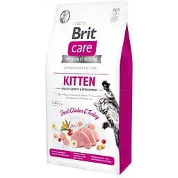 Сухой корм Brit Care Cat GF kitten Hгrowth Developmen 7 кг для котят для здорового роста и развития