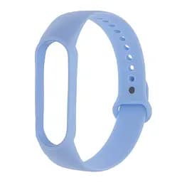 Силиконовый ремешок для Xiaomi Mi Band 5/6 цвет 27 синий