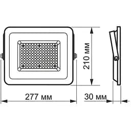 Прожектор Videx LED F2e 100W 5000K (VL-F2e-1005W) - мініатюра 4