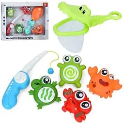 Детский набор для рыбалки 9037A игра с магнитом в коробке крокодил