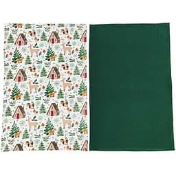 Набір рушників Soho Christmas Green бавовна 100% 40х60 см 2 шт. (BS 45514A/1) - мініатюра 2