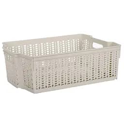 Корзина Violet House Cappuchino, 37х27х12 см, бежевый (1005 CAP б/кр. 37*27*12 см)