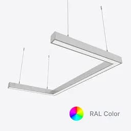 Світлодіодний світильник X-LED 60ВТ U-подібний ral LSNU-60c