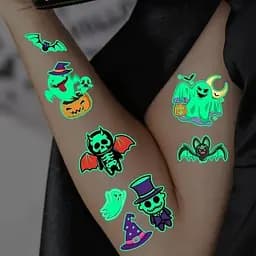 Набір тимчасових тату "Halloween glow №2" Fresh Tattoo kids-tatto-halloween-g2 - мініатюра 3