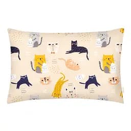 Комплект постільної білизни Cosas Cats CS2 Підлітковий рожевий (CatsMilkRose_16Mustard_155) - мініатюра 3
