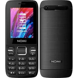 Мобильный телефон Nomi i2430 Black (UA UCRF)