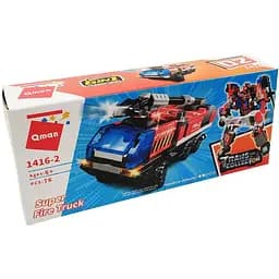 Детский конструктор Qman 1416 транспорт Super Fire Truck
