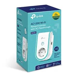TP-Link Повторювач Wi-Fi сигналу RE365 AC1200 1хFE LAN розетка - мініатюра 8