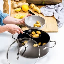 Каструля GreenPan Copenhagen з кришкою 24 см 4.9 л (CC003346-001) - мініатюра 5