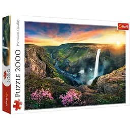 Пазл Trefl Водоспад Хауіфосс Ісландія 2000 ел. (27091)