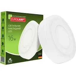 Світильник Eurolamp LED 16W 4000K круглий накладний (LED-NLR-16/4)