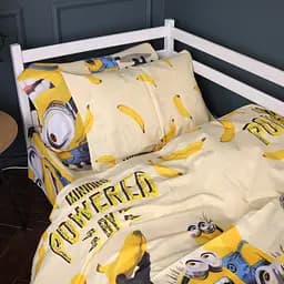 Комплект постельного белья Mirson Ranforce Elite Minions and bananas 200х220 см (2200011492964)
