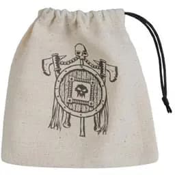 Мішечок для кубиків Q-Workshop Orc Beige & black Basic Dice Bag (BORC101)