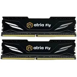 Память 16Gb x 2 DDR4 3200 MHz Atria Fly черный 18-22-22-42 1.35V с радиатором (UAT43200CL18BK2/32)