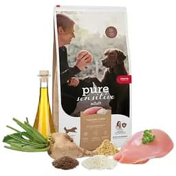 Сухой корм Mera Pure Sensitive Truthahn&Reis для собак с индейкой и рисом 1 кг