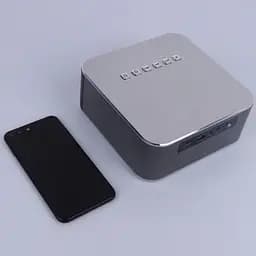 Портативна акустика Aspor Bluetooth A660 20 ВТ із дисплеєм срібляста - мініатюра 3