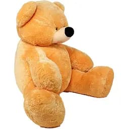 Большая мягкая игрушка Alina медведь Бублик 180 см желтая