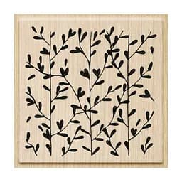 Штамп деревянный Фоновый Веточки 7×7 см Heyda